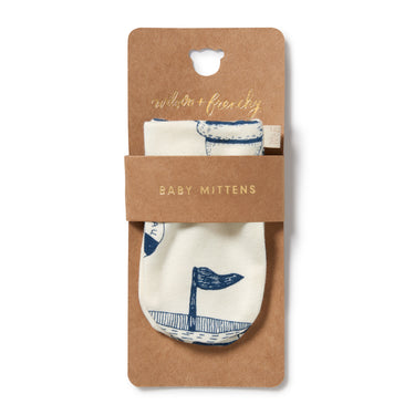 Wilson & Frenchy - Nautical Bear Organic Mittens